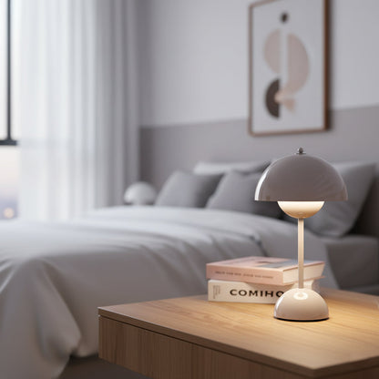 Élodie Rechargeable LED Desk Lamp with Double Sphere Design
