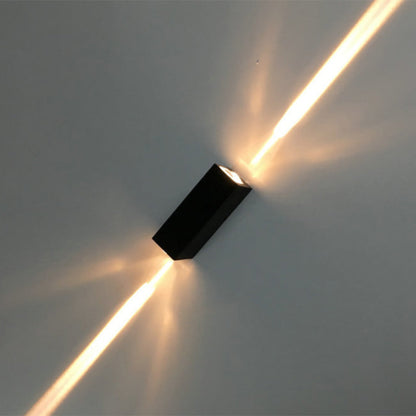 Sophie Black Rectangular LED Wall Sconce Light