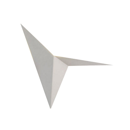 Applique murale LED Adélie Polygon noir/blanc moderne