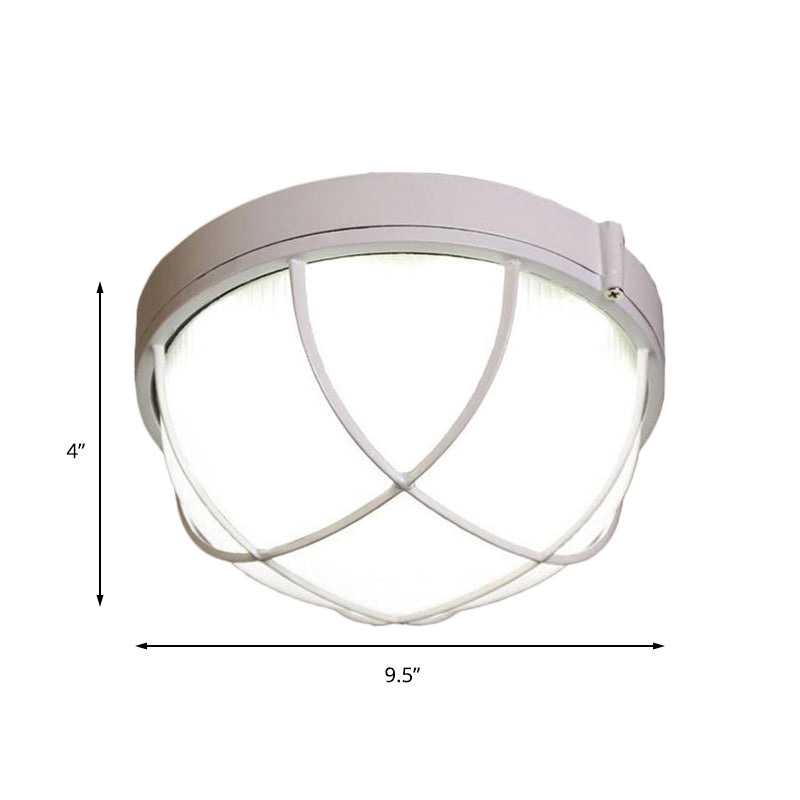 Plafonnier LED Isabelle en verre dépoli géométrique