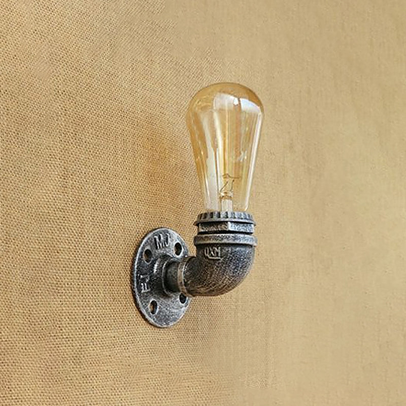 Applique murale Joséphine Rustique avec Ampoule Nue