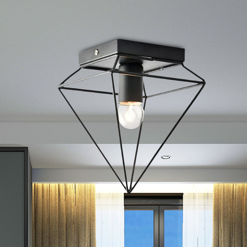 Plafonnier affleurant Chloé Industrial Diamond Cage
