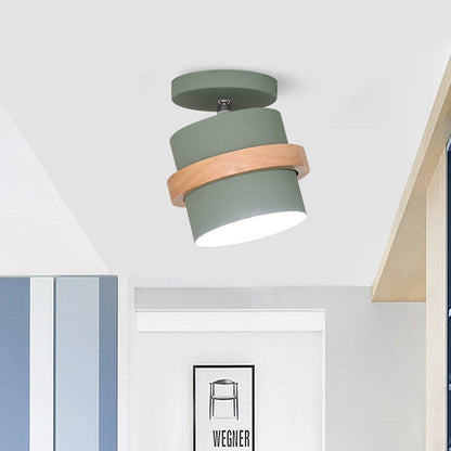 Anaïs Rotating Barrel Semi Flush Ceiling Light