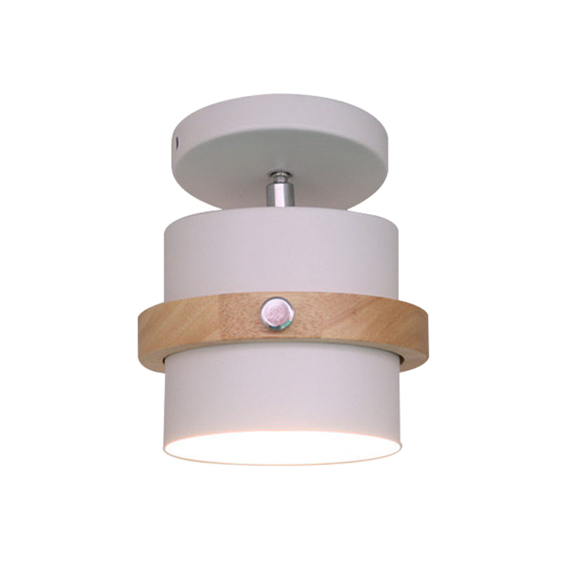 Anaïs Rotating Barrel Semi Flush Ceiling Light