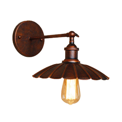 Mathilde Vintage Scalloped Rotatable Wall Lamp