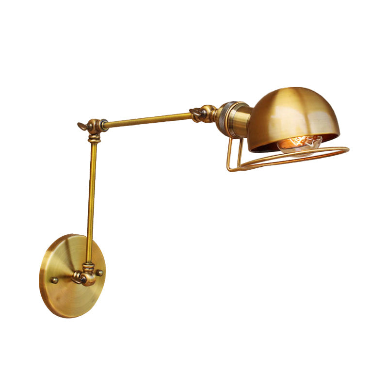Hudson Vintage Industrial Swing Arm Wall Lamp