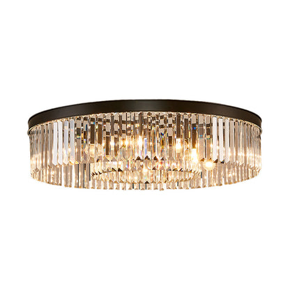 Plafonnier Geneviève Crystal Prism Noir