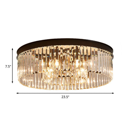 Plafonnier Geneviève Crystal Prism Noir