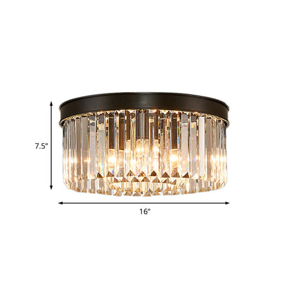 Plafonnier Geneviève Crystal Prism Noir