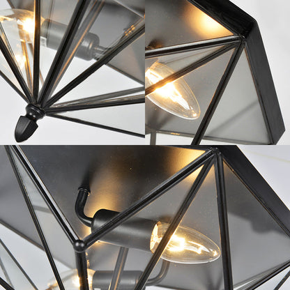 Plafonnier Sophie Vintage Polyhedron en verre