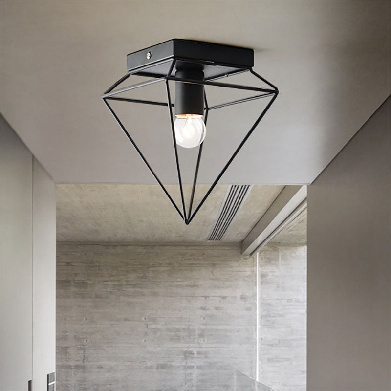 Plafonnier affleurant Chloé Industrial Diamond Cage