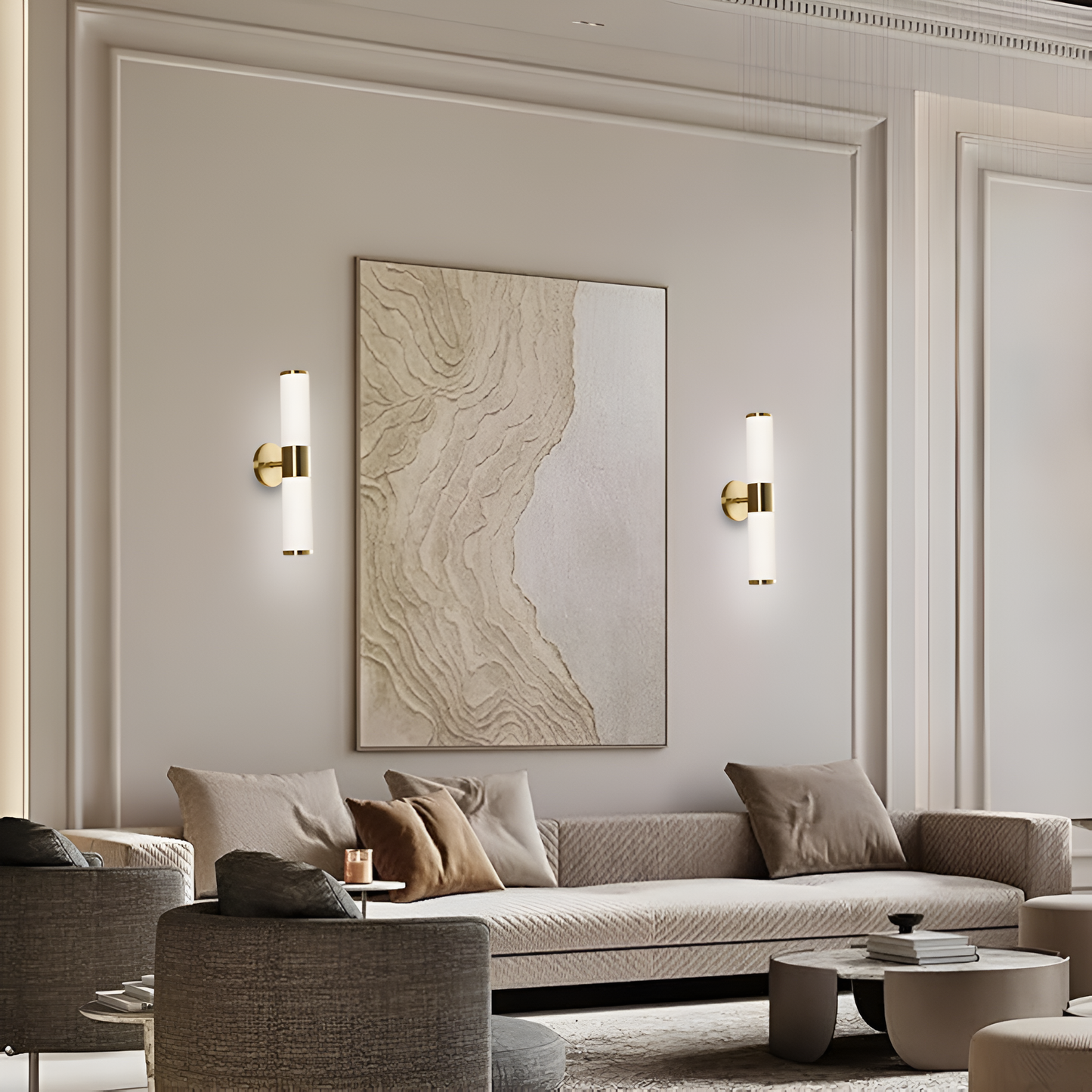 Beatrice Marble Pillar Sconce