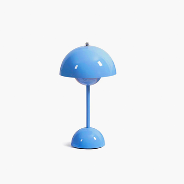 Lampe de bureau à LED rechargeable Élodie avec double sphère