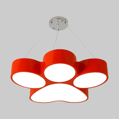 Lustre acrylique LED Fleur Dog Claw