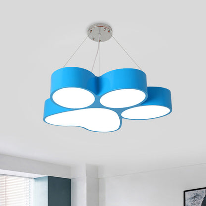 Lustre acrylique LED Fleur Dog Claw
