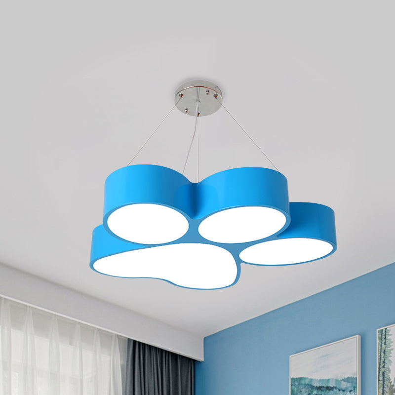 Lustre acrylique LED Fleur Dog Claw