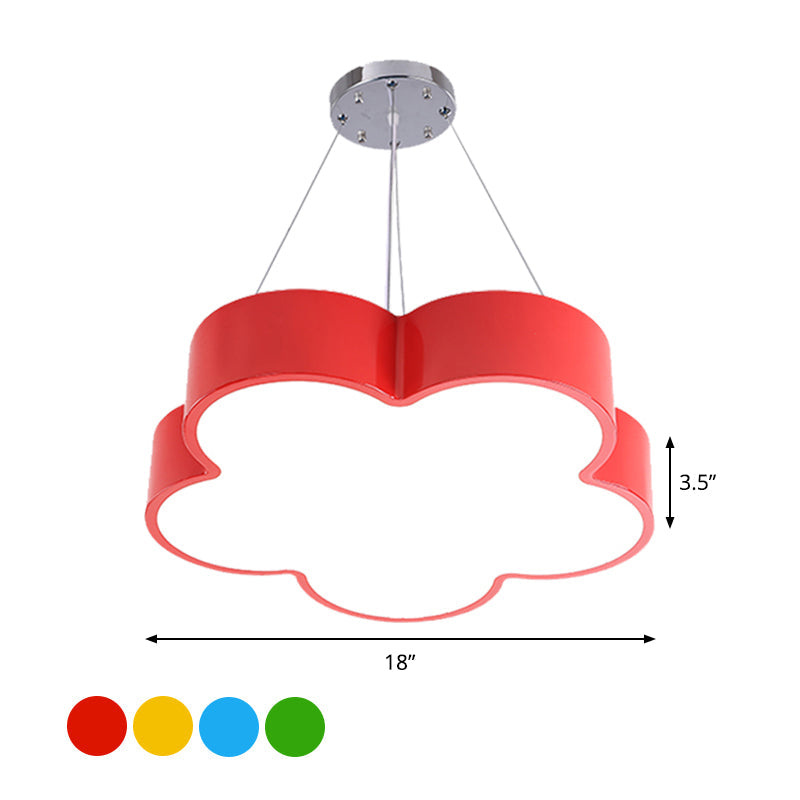 Émilie Flower Acrylic LED Kids Pendant Light