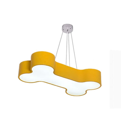 Aurélie Yellow Bone LED Chandelier