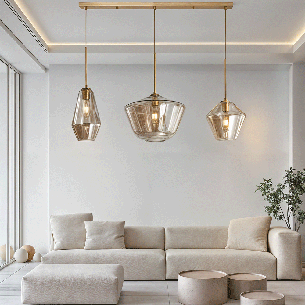 Suspension Monica en verre design