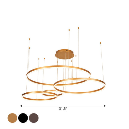 Lustre LED Colette Metal Bubble Ring