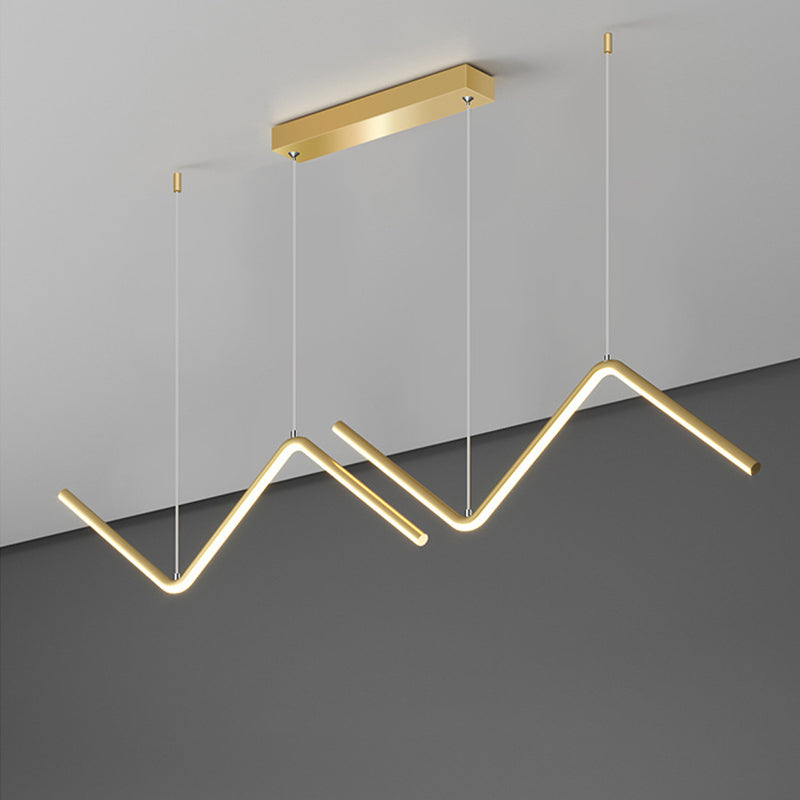 Clémence Zigzag Minimalist LED Pendant Light