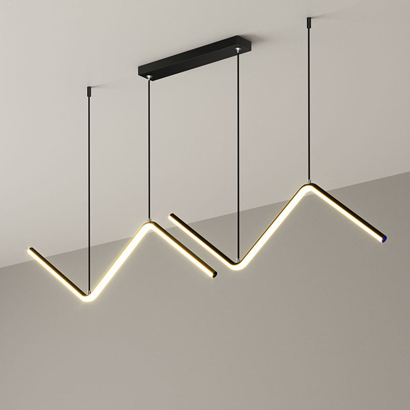 Clémence Zigzag Minimalist LED Pendant Light