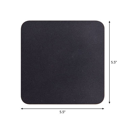 Applique Murale LED Encastrable Carrée Chloé, Noire