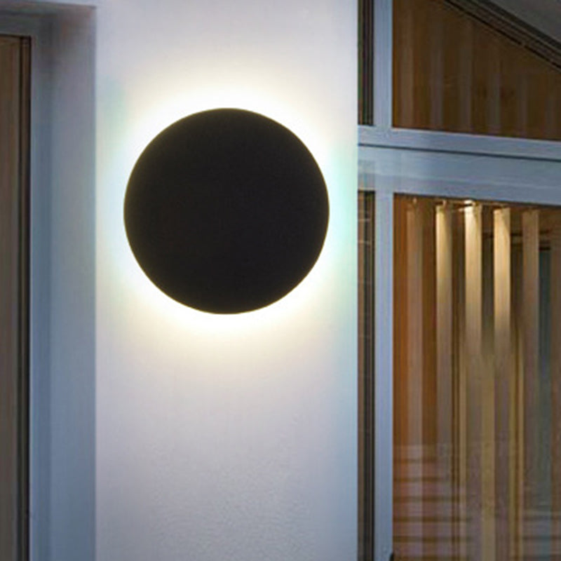 Applique Murale LED Encastrable Carrée Chloé, Noire