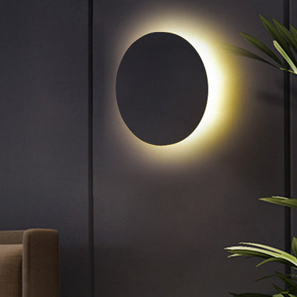 Applique Murale LED Encastrable Carrée Chloé, Noire