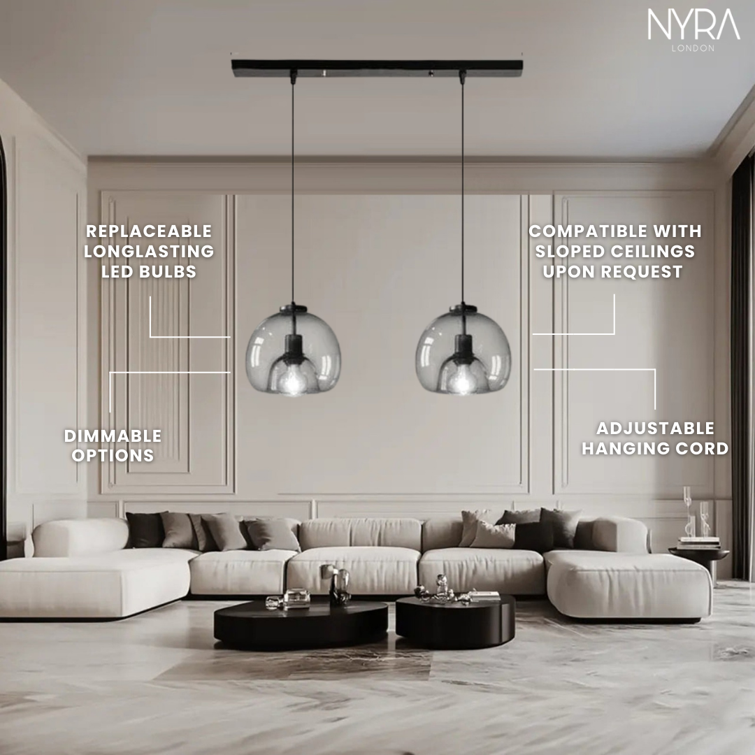 Amélie Antonio Glass Pendant Light