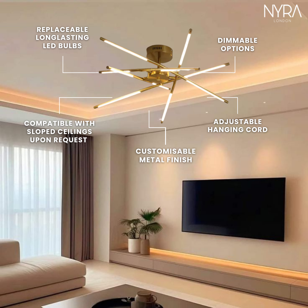 Manon Modern Forged Aluminum Chandelier