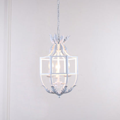 Lustre Clémence à 3 têtes en cage métallique