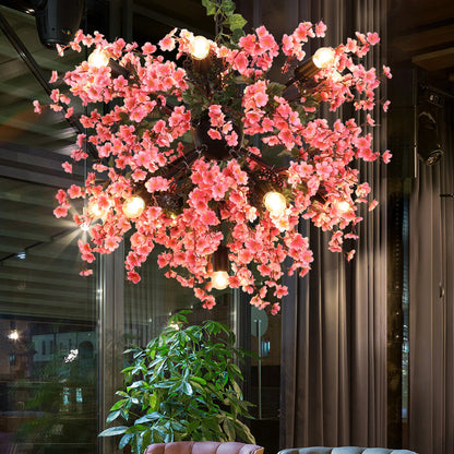 Colette Pink Starburst Blossom Suspension