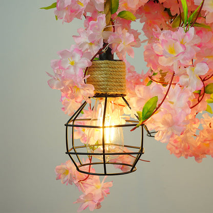 Élise Grenade Cage Iron Pendant Chandelier