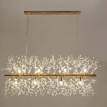 Lustre Sophie Cristal Boule Pissenlit pour Salon