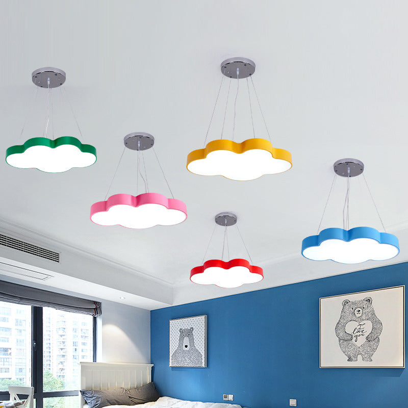 Suspension LED Enfant Acrylique Camille Cloud