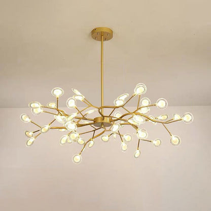 Auréliane Firefly Branch Chandelier Suspendu LED en Acrylique