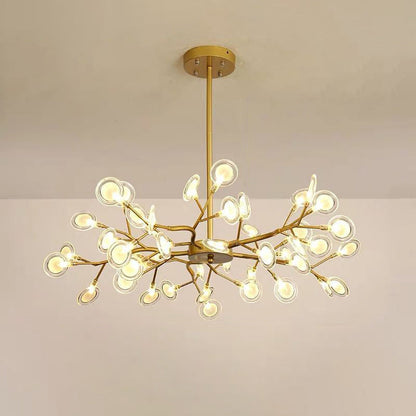 Auréliane Firefly Branch Chandelier Suspendu LED en Acrylique