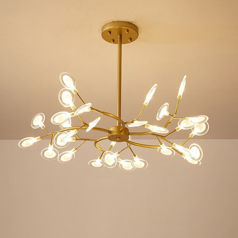 Auréliane Firefly Branch Chandelier Suspendu LED en Acrylique