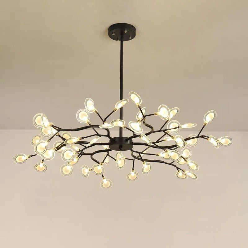 Auréliane Firefly Branch Chandelier Suspendu LED en Acrylique