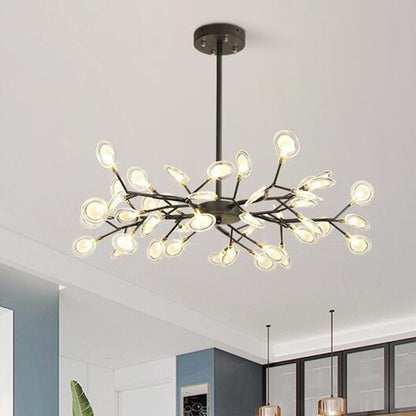 Auréliane Firefly Branch Chandelier Suspendu LED en Acrylique