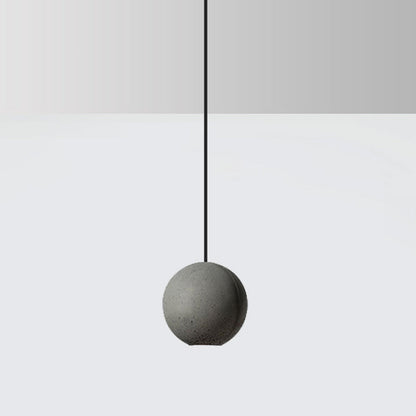 Suspension ronde en ciment Élodie