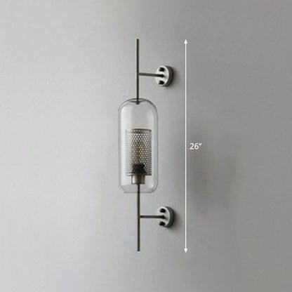 Sophie Metal Mesh Screen Wall Lamp Metal and Glass LED Lighting