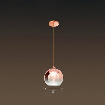 Suspension Noémie Globe en verre dégradé