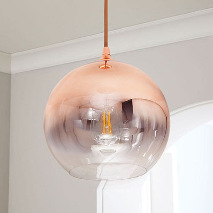 Suspension Noémie Globe en verre dégradé