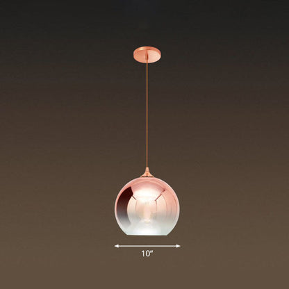 Suspension Noémie Globe en verre dégradé