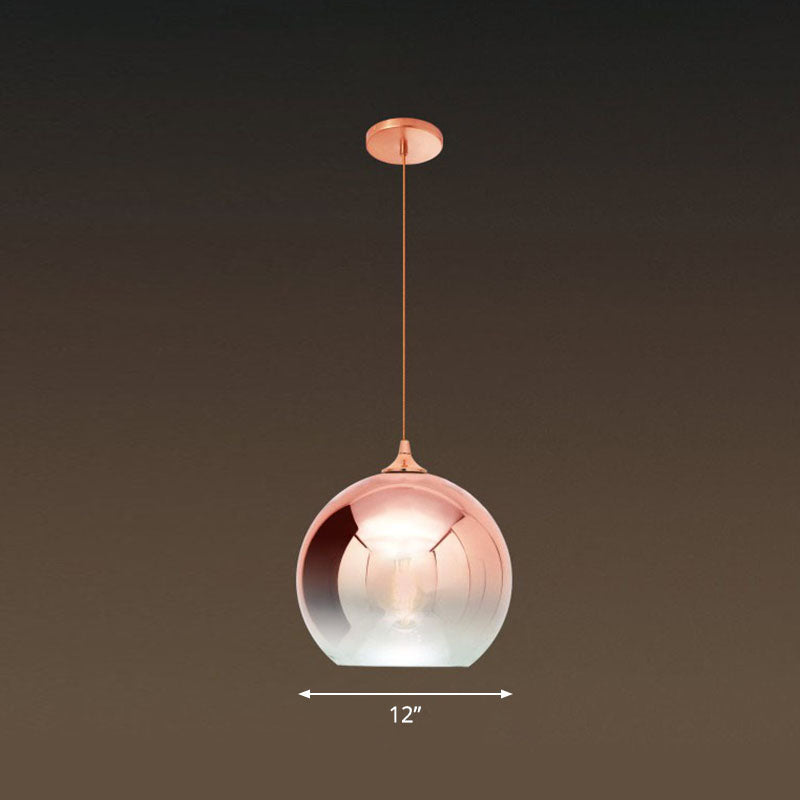 Suspension Noémie Globe en verre dégradé