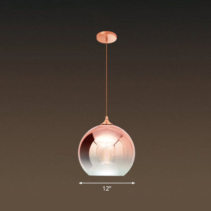 Suspension Noémie Globe en verre dégradé