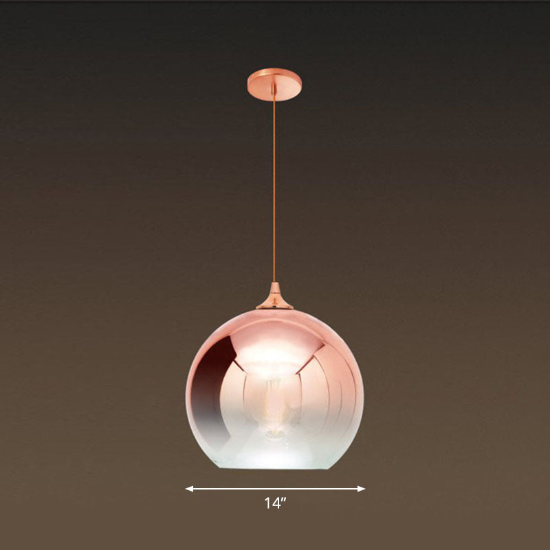 Suspension Noémie Globe en verre dégradé