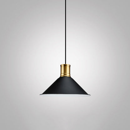 Noémie Suspension Industrielle Géométrique Noire Ampoule Unique
